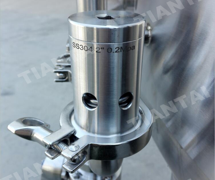 天泰发酵罐上的真空安全阀