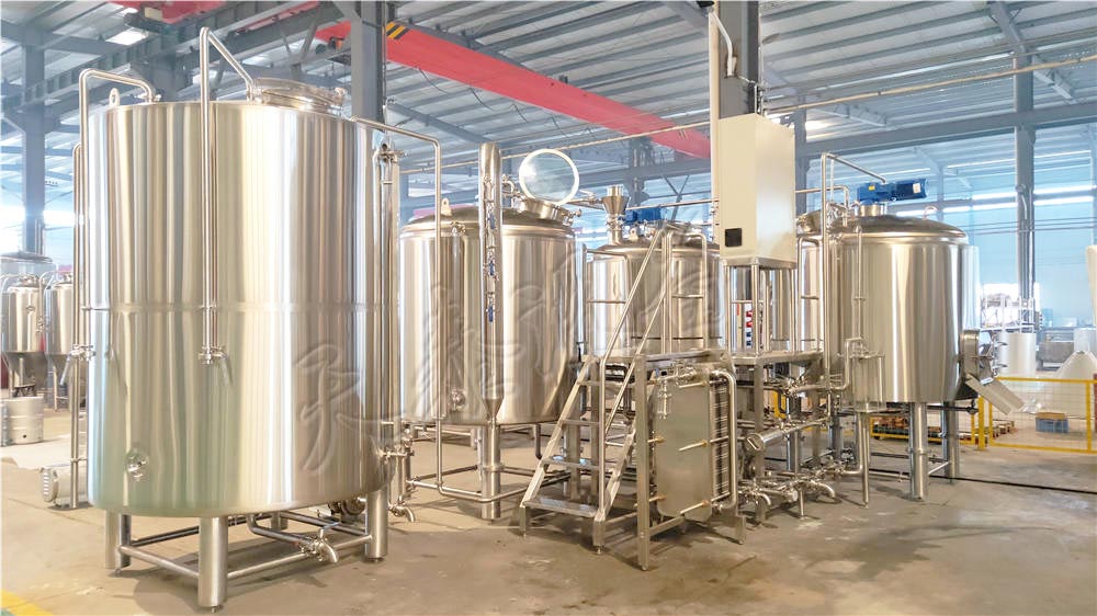 1500L三器+热水啤酒酿造